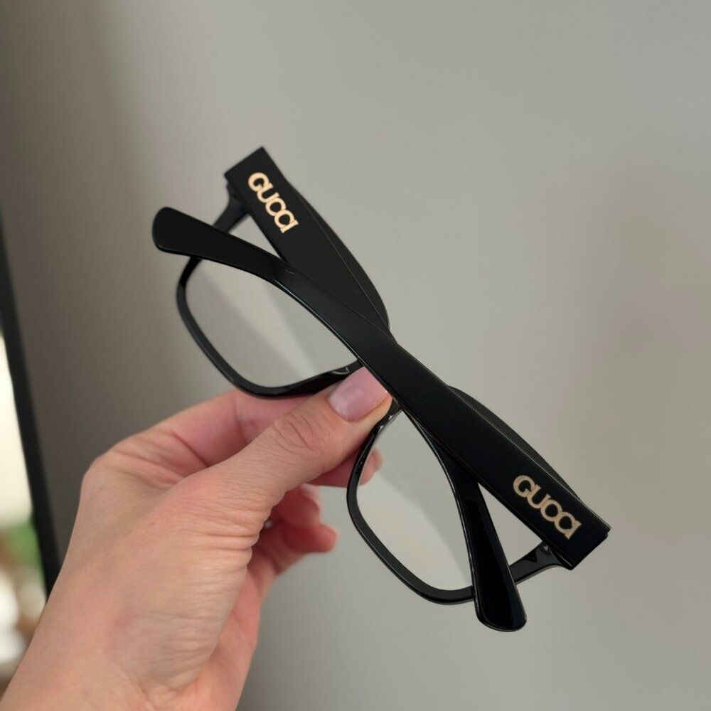 Gucci Women Eyeglasses Black Square GG1791O 005 NEW AUTHENTIC - Picture 4 of 13